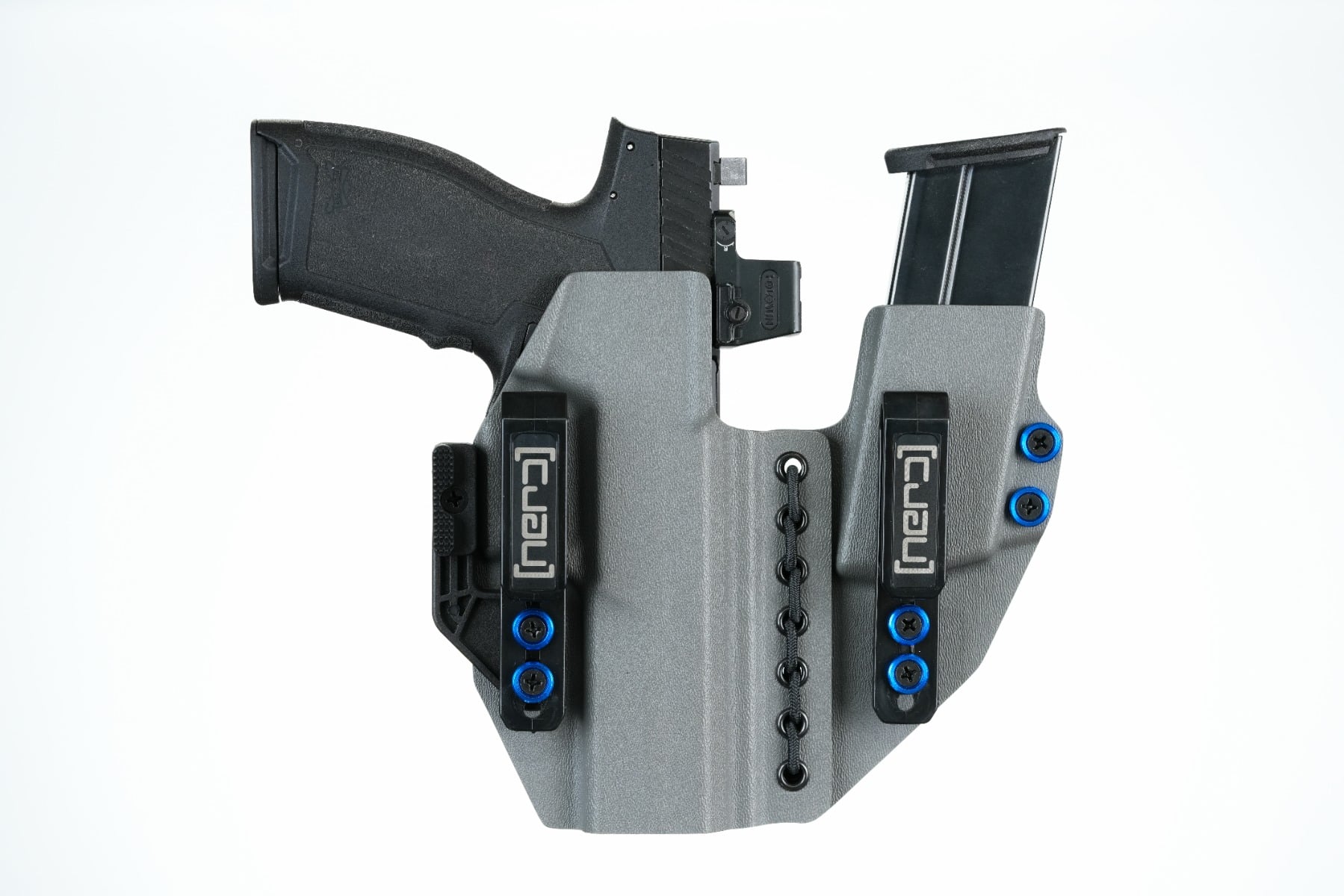 Nerd Contingency Optic Ready IWB PSA Rock Right Hand Kydex Holster, Gunmetal Gray