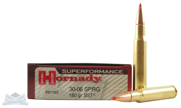 Hornady 30-06 180gr SST Superformance Ammunition 20rds- - -81183