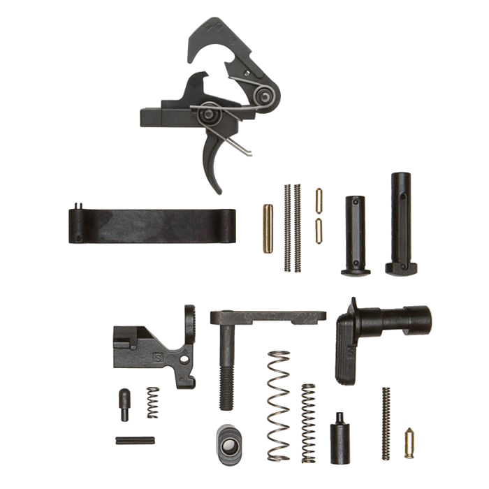 ALG Defense Inc Complete Mil-Spec Lower Parts Kit w/QMS Trigger