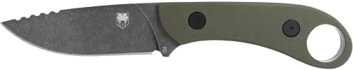 COBRATEC D2 SKINNER 3.75" FULL - TANG OD GREEN G10 W/SHEATH