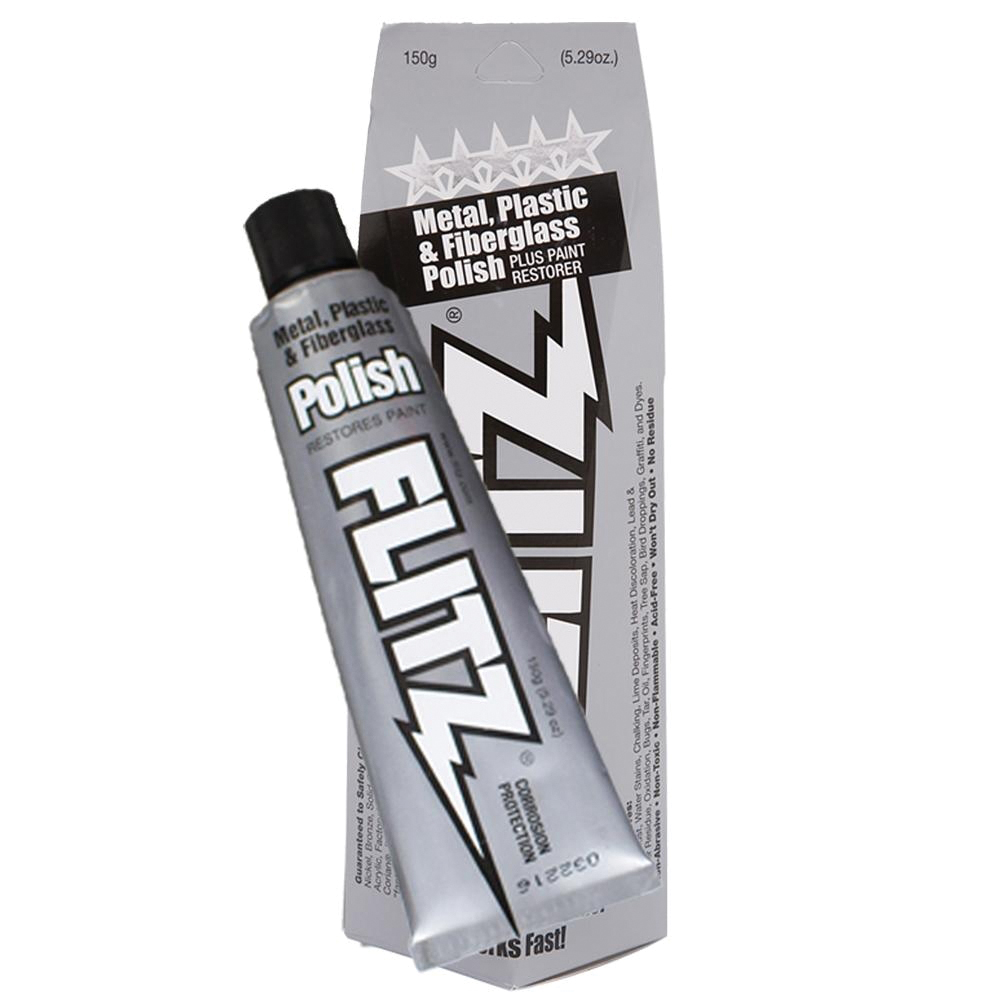Flitz Metal Polish Paste, 5.29 oz Tube