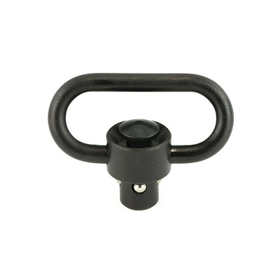 Leapers UTG Sling Swivel 1.25" Push Button Quick Detach, Black - TL-QDSW18