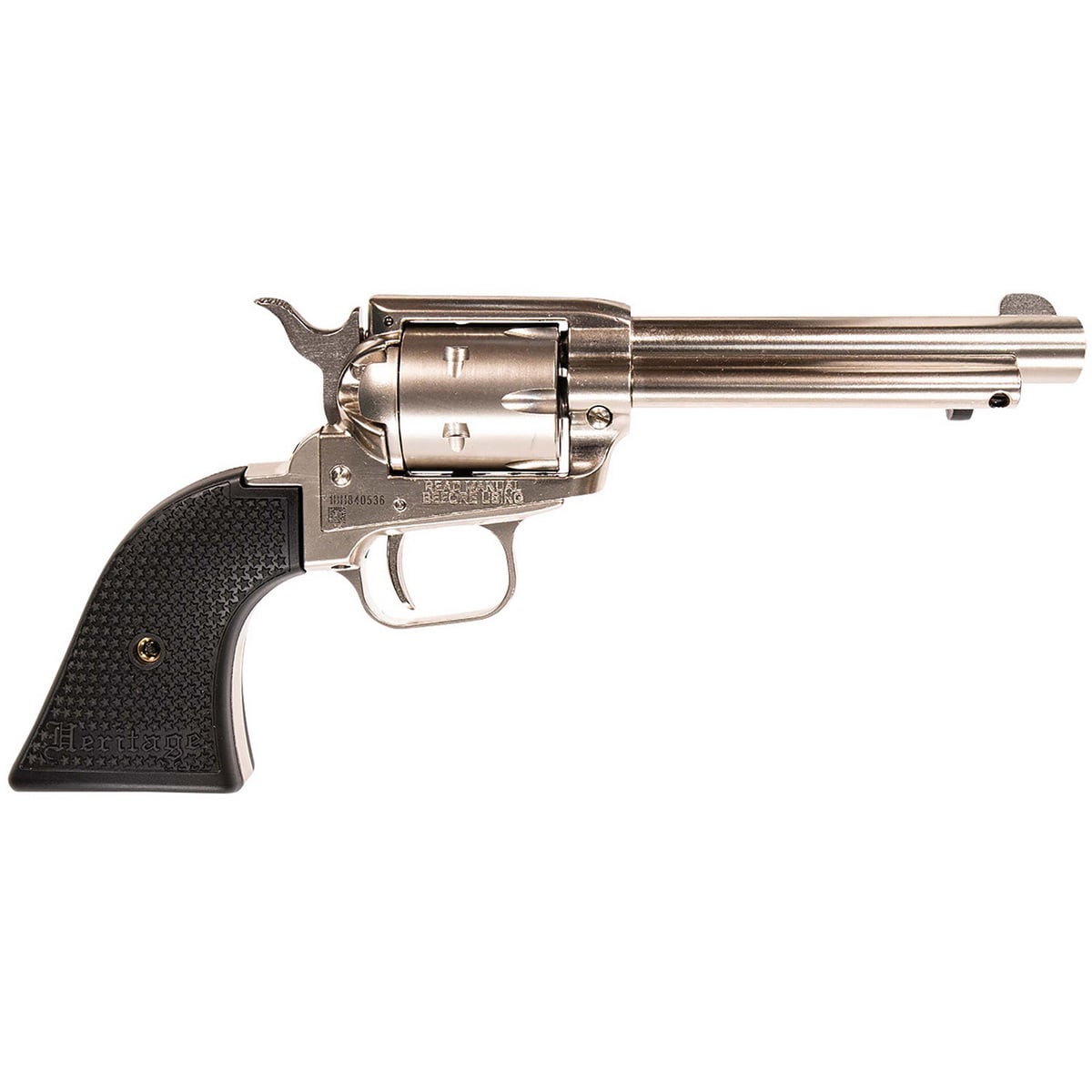 Heritage Manufacturing Rough Rider .22LR 4.75" 6rds Revolver, Black - RR22NI4
