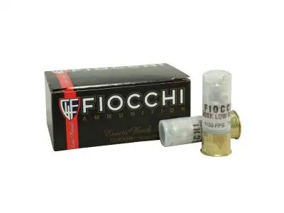 Fiocchi 12 Gauge Ammunition Low Recoil 2-3/4" 00 Buckshot 9 Nickel Plated Pellets 10 rounds