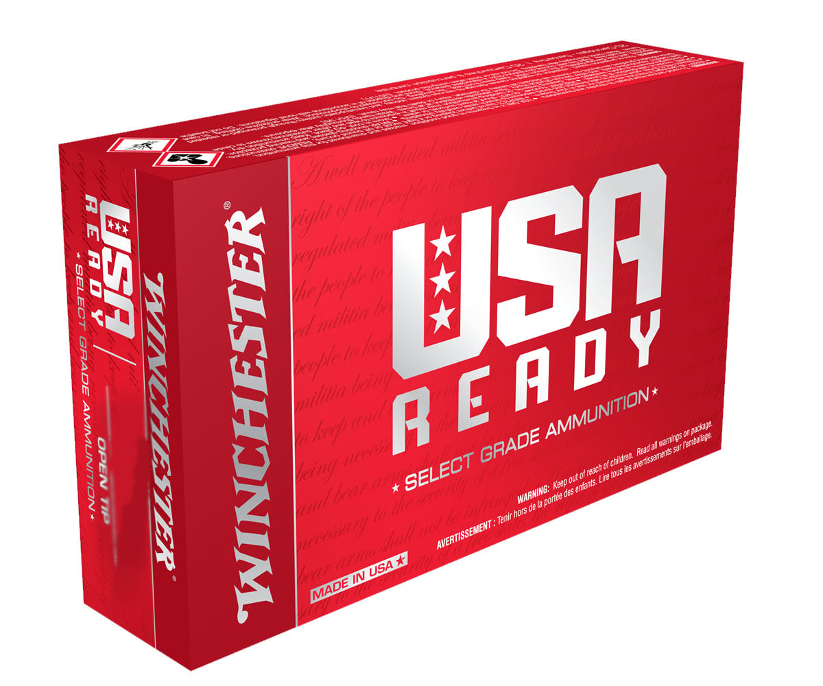 Winchester Ammo RED223 USA Ready 223Rem 62gr Open Tip Range 20 Per Box/10 Case - No Credit Card Fees - Low, flat rate shipping