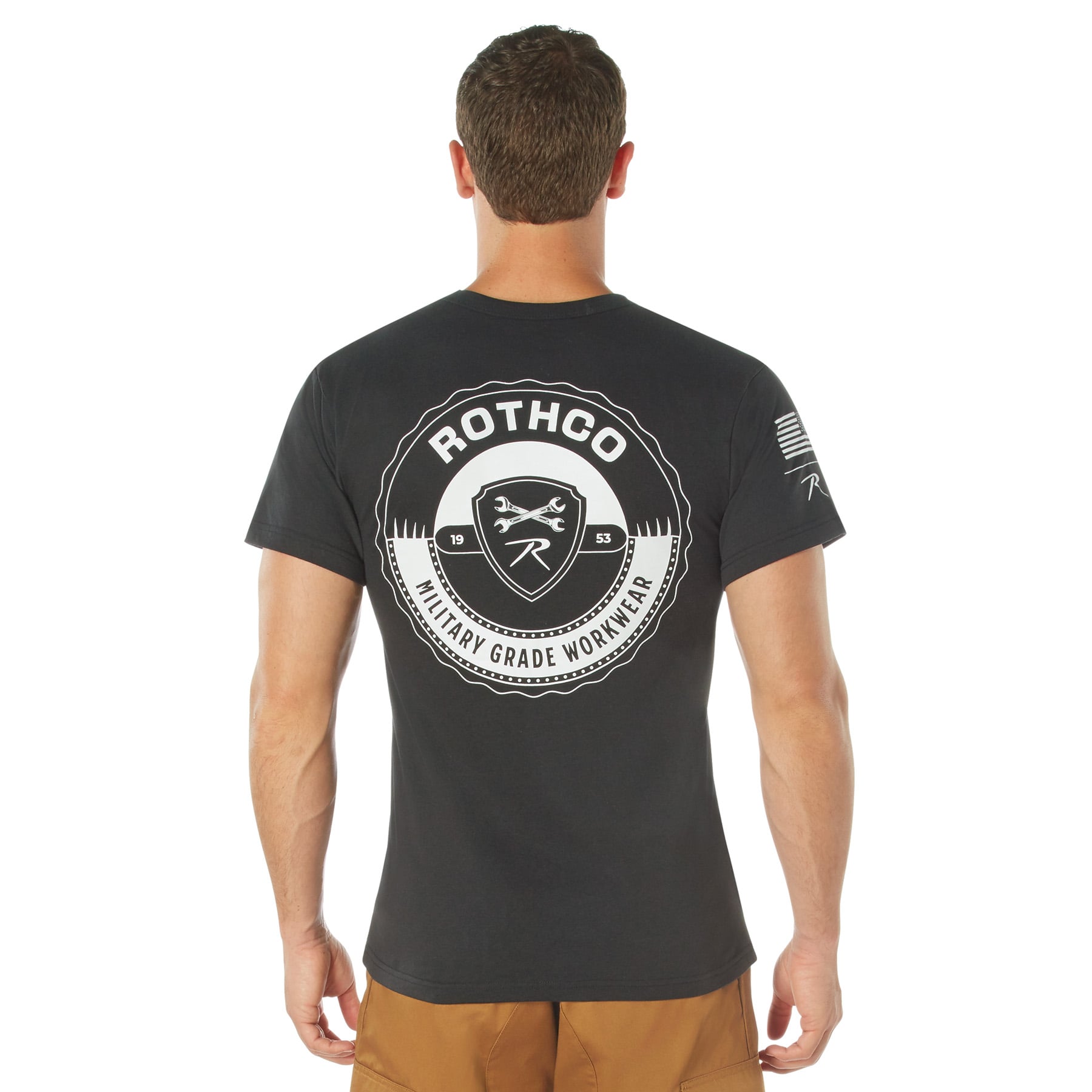 Military Grade Workwear Bottle Cap T-Shirt - Black, Medium