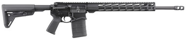 Ruger 308 Win 20" Barrel, Black, Black Magpul Grip Rifle - 20Rd