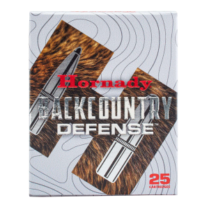 Hornady 90268 Back Country  9mm +P 138gr 25 Per Box/10 Case