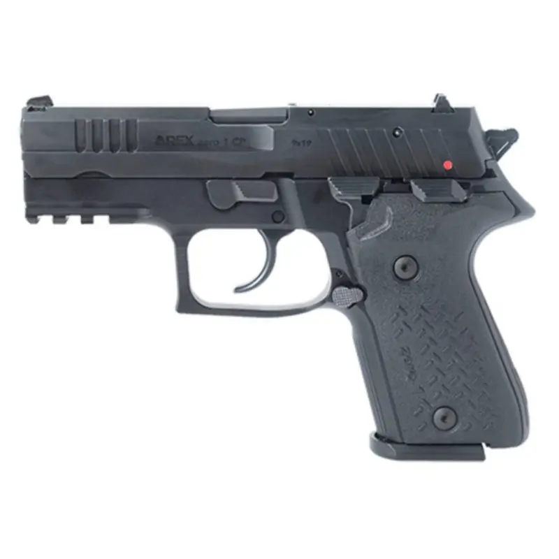Arex Zero 1 Compact Handgun 9mm Luger 15rd Magazines(2) 3.85" Barrel Black