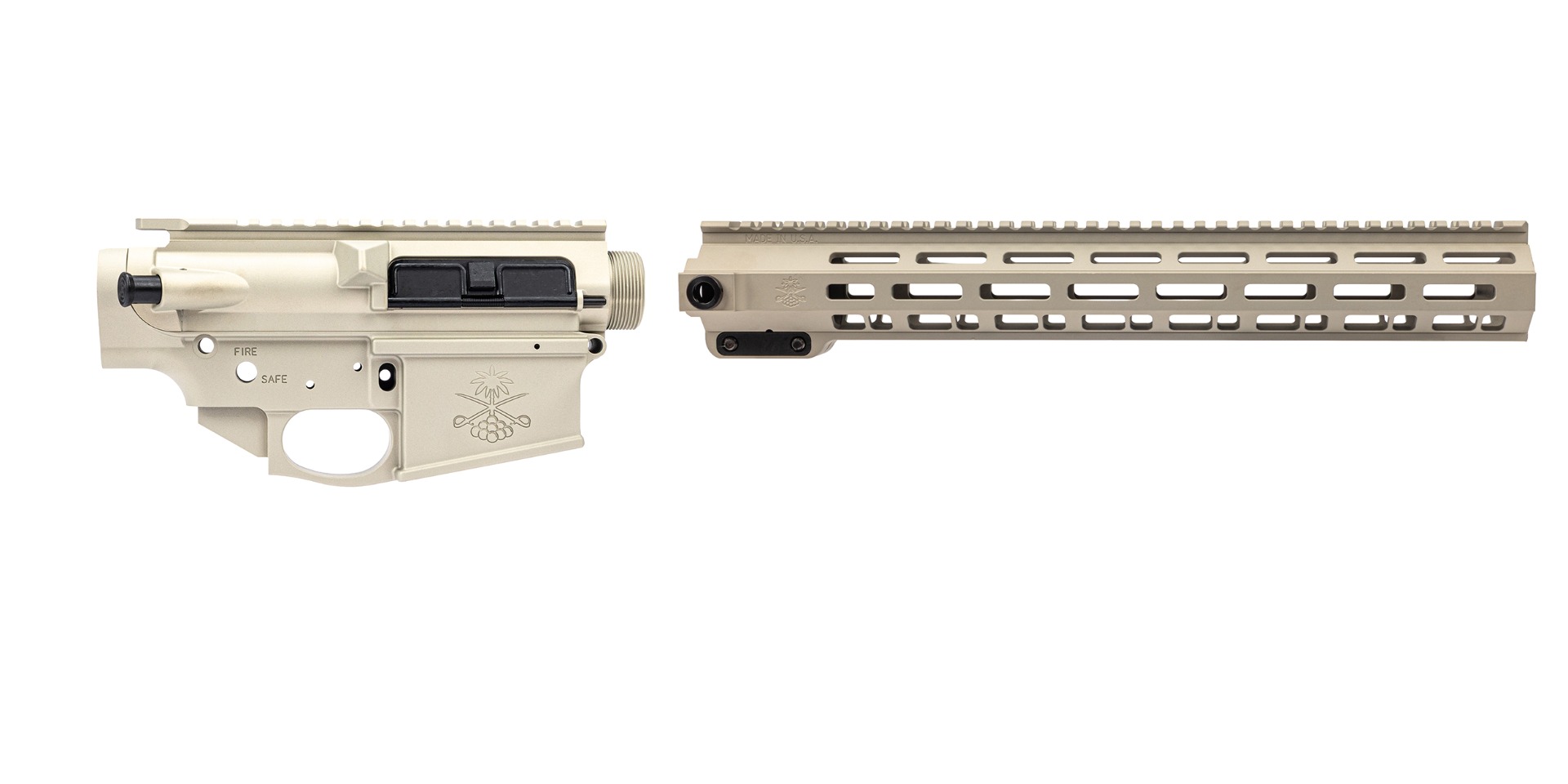 Sabre-10 Builder Set - 15" QDSM Rail, Champagne