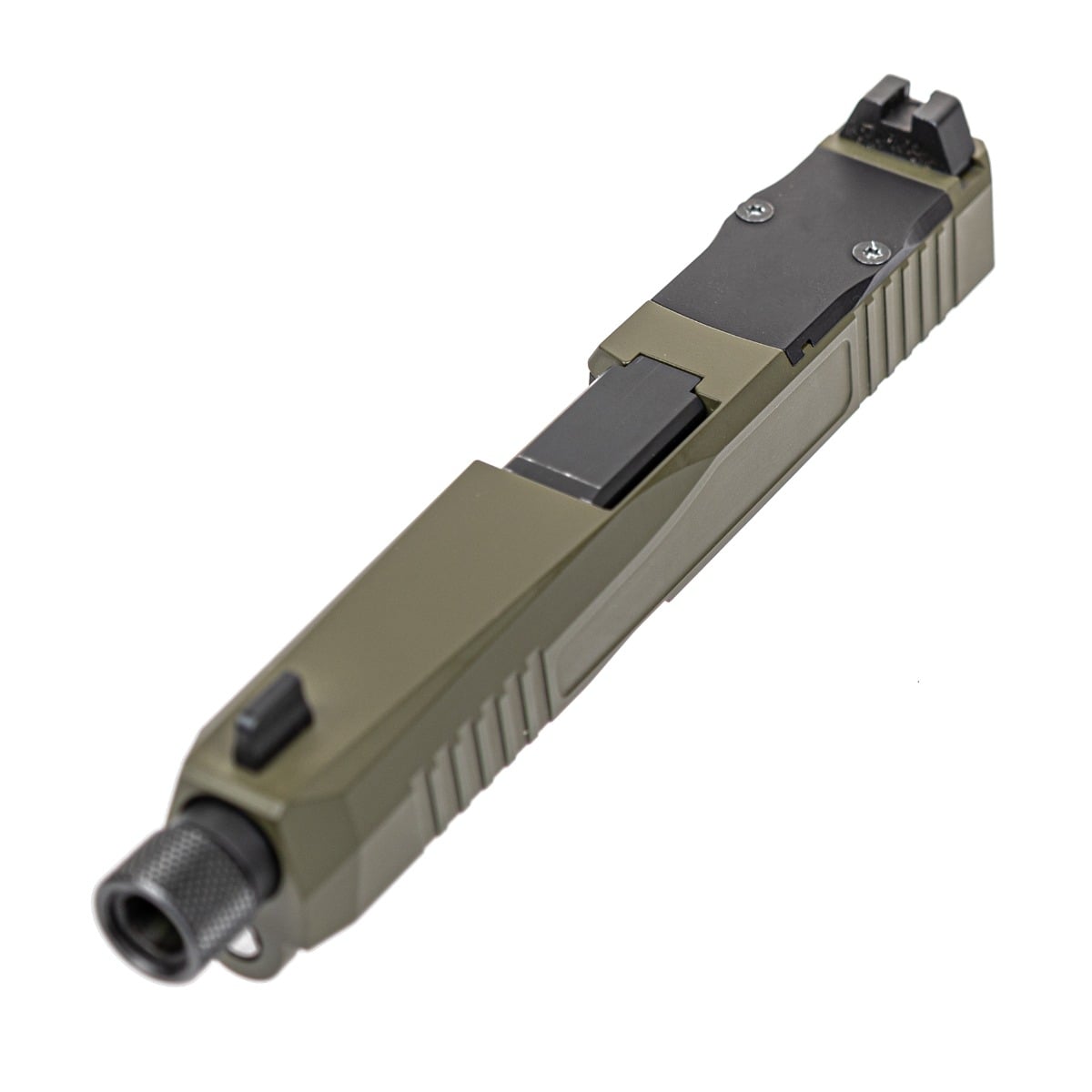 PSA Dagger Complete RMR Slide Assembly With Threaded Barrel, Extreme Carry Cuts, Sniper Green