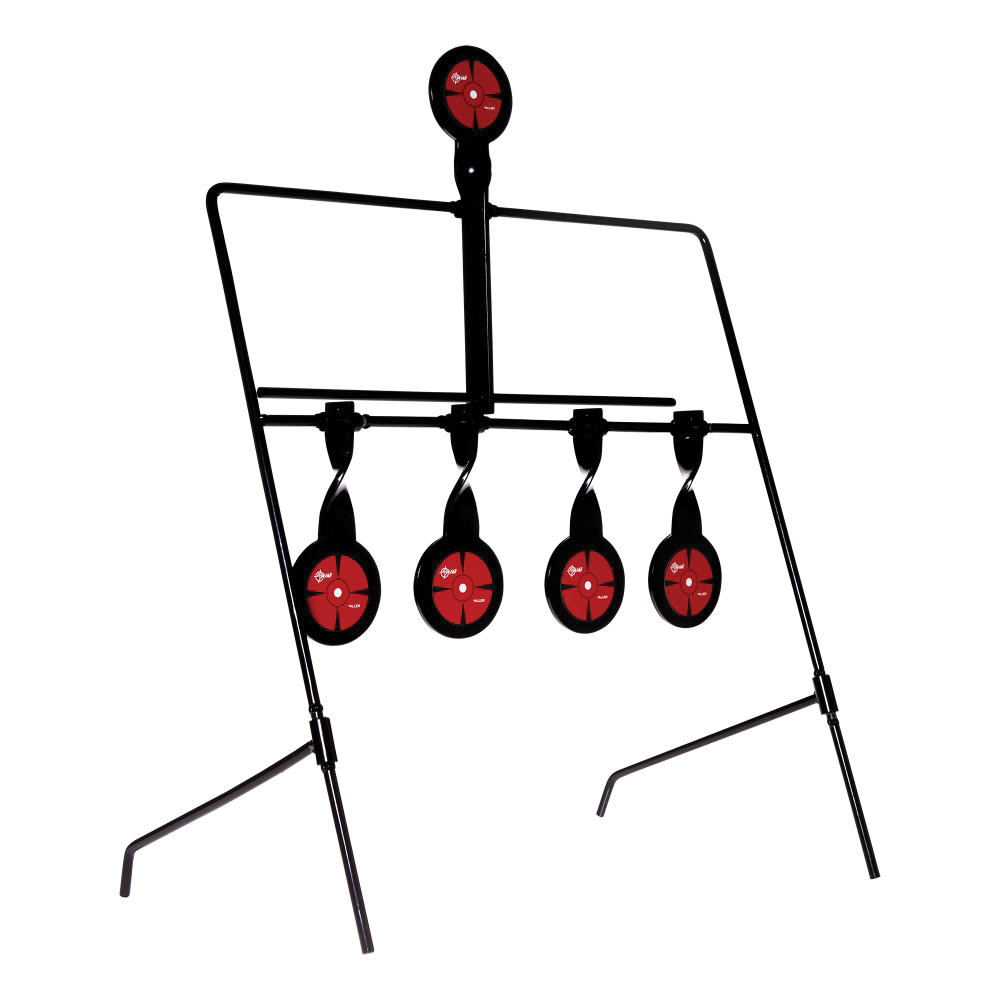 EZ Aim Deflector Spinner Target System, Black/Red