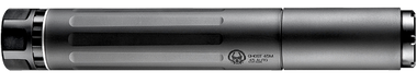 Dead Air Ghost 45M Modular Suppressor, .45 Caliber, Black Finish