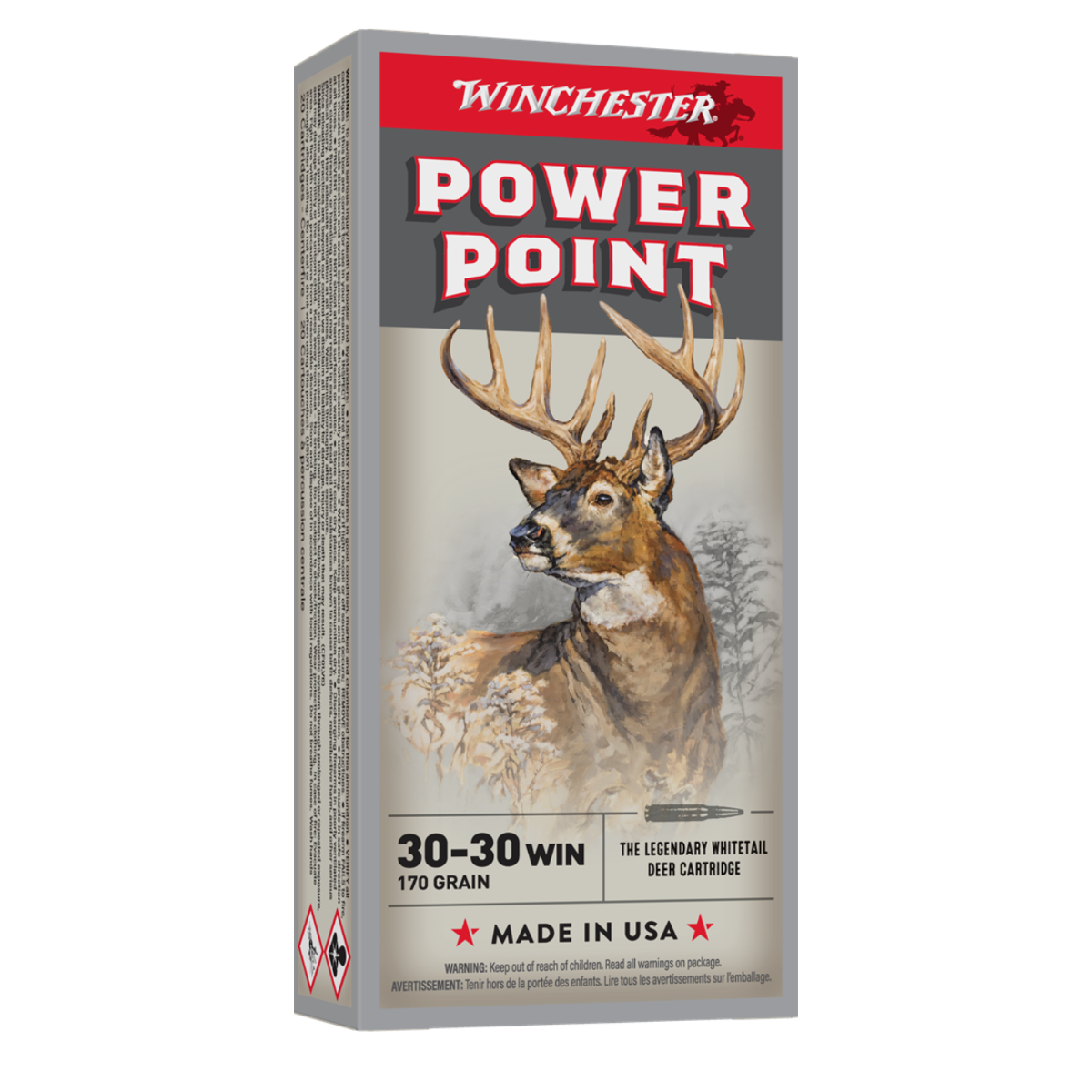 Winchester 30-30 170gr Power-Point Super-X Ammunition 20rds - X30303