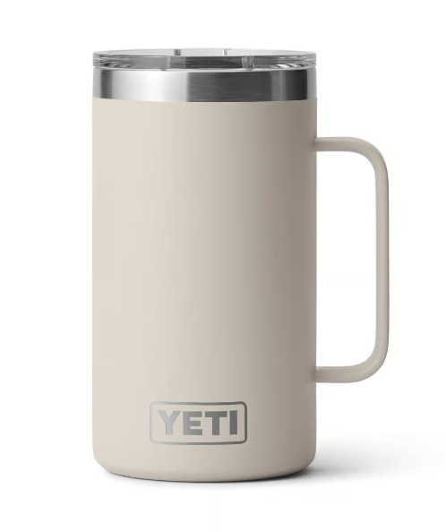 Yeti Rambler 24 oz Mug w/ MagSlider Lid, Cape Taupe