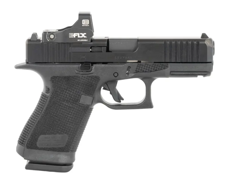 Glock P6195E203 G19 Gen6 w/EOTech 9mm Luger 15+1 4.02" Threaded Barrel, Steel Optic Ready/Serrated Slide, Polymer Frame w/Accessory Rail, Interchangeable Backstrap Grip, Ambidextrous