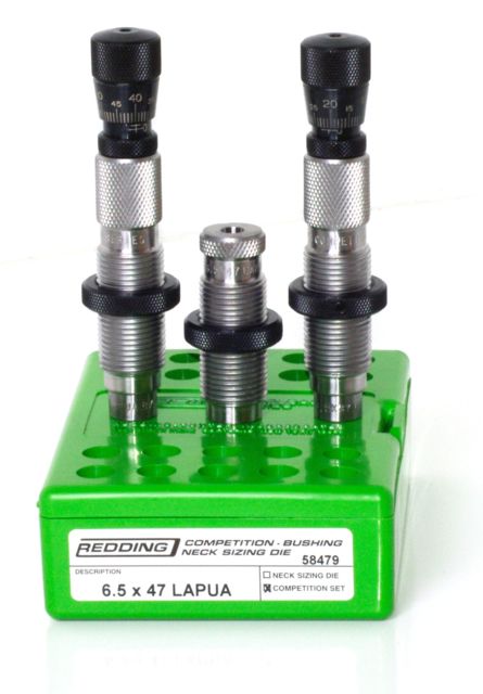 Redding Reloading 6.5 X 47 LAPUA Type S-Match Bushing Neck Die Set