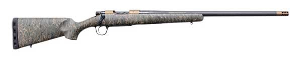 Christensen Arms Ridgeline 6.5 Crd Bolt-Action Rifle, Green w/ Black and Tan Webbing - 801-06020-00