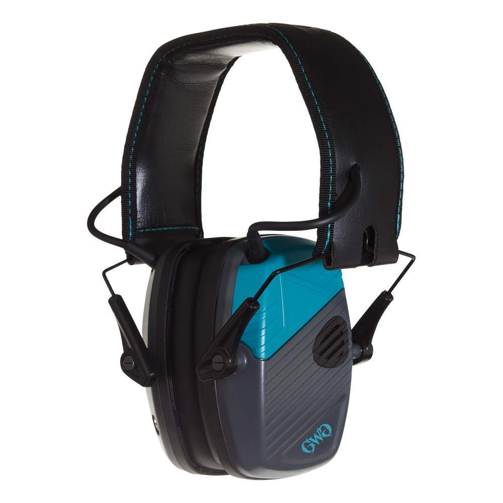 Girls With Guns Shield Electronic Earmuffs 24dB, Teal - 2348