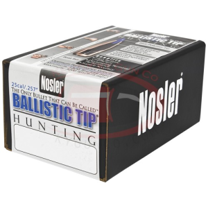 NOSLER Reloading Bullets Ballistic Tip 25 Cal 100 Grain 50rd