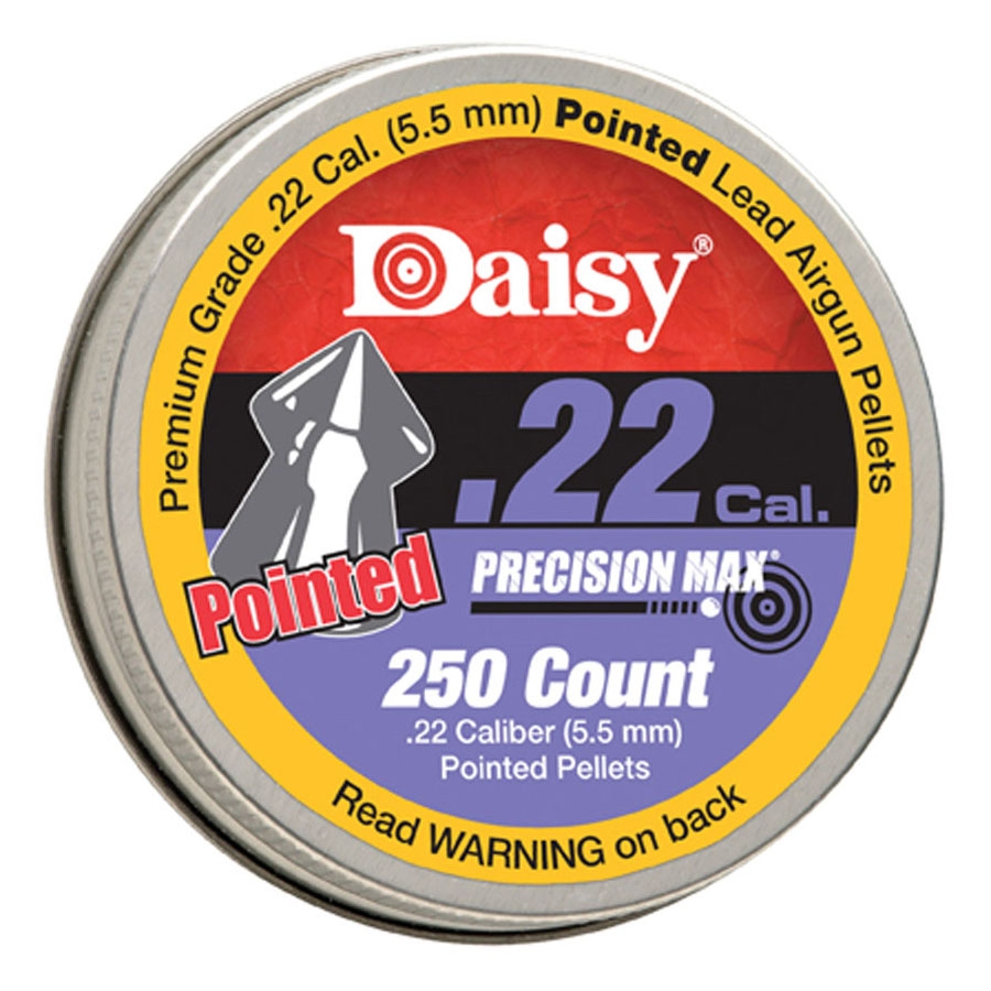 Daisy PrecisionMax 250 count .22 Cal. Pointed Field Pellets 7922