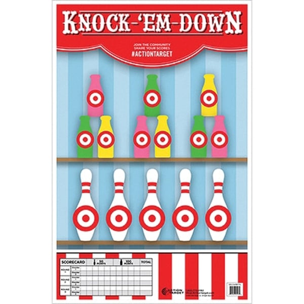 Action Target Knock-Em-Down Target 23" x 35"