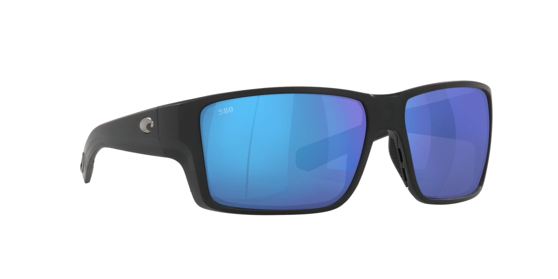 Costa Reefton Pro Blue Mirror 580G Sunglasses, Matte Black