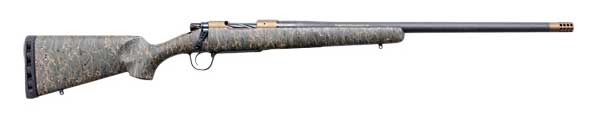 Christensen Arms Ridgeline 6.5 Crd Bolt-Action Rifle, Green w/ Black and Tan Webbing - 801-06020-00