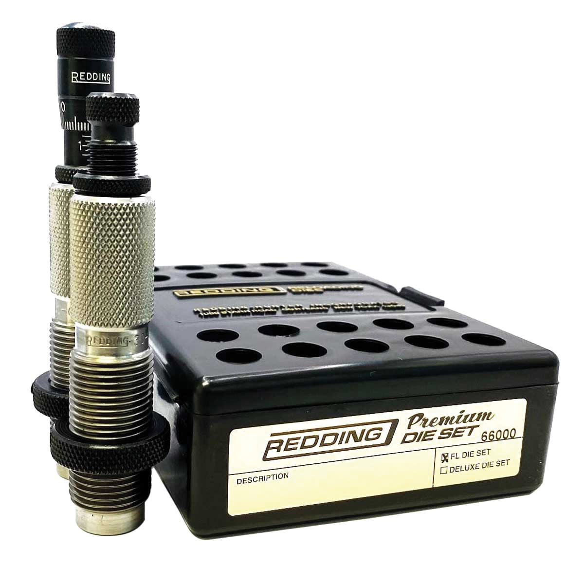 Redding Reloading Equipment Premium 6.5 Creedmoor Rifle Die Set w/Standard Bullet Seating Micrometer