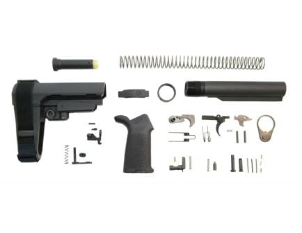 PSA MOE SBA3 Lower Build Kit, Black