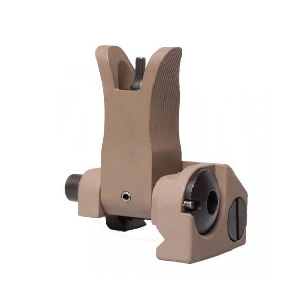 Troy BattleSight AR-15 Iron Sight Front Flip Up, FDE – SSIG-FBS-FMFT-00