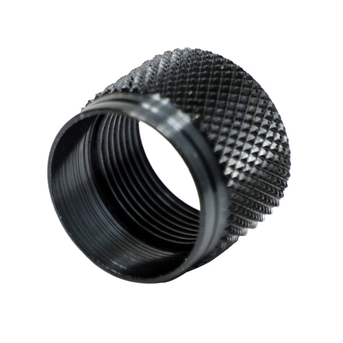 Grovtec US Inc Thread Protector 1/2-28, Black