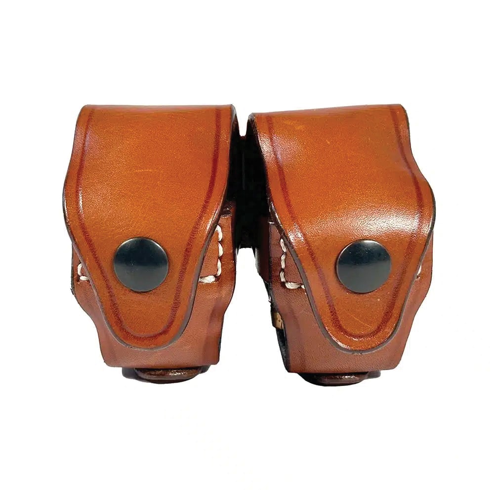 1791 Gunleather Speed Loader Double Carrier Fits Ruger LCR/SP101, Classic Brown