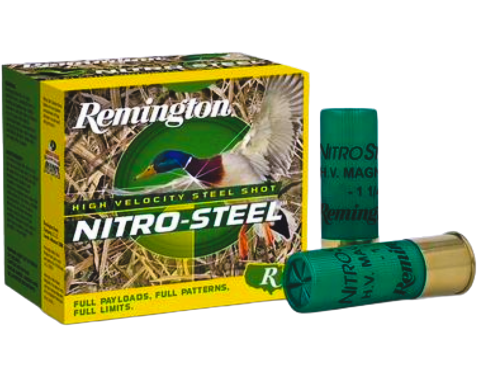 Remington Nitro-Steel Hi-Velocity Magnum Load Shotshell 12ga 2-3/4″ 1-1/8 oz #4 1390 fps 25/ct - No Credit Card Fees - Low, flat rate shipping