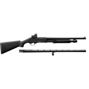 EAA Akkar Combo 12 Gauge 3" 18.5"/28" 5rd Pump Shotgun - Black