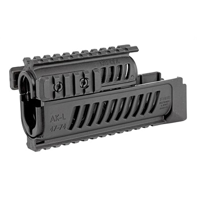FAB Defense AK-47 Quad Rail Handguard Fits AK-47 Polymer, Black - FX-AK47B