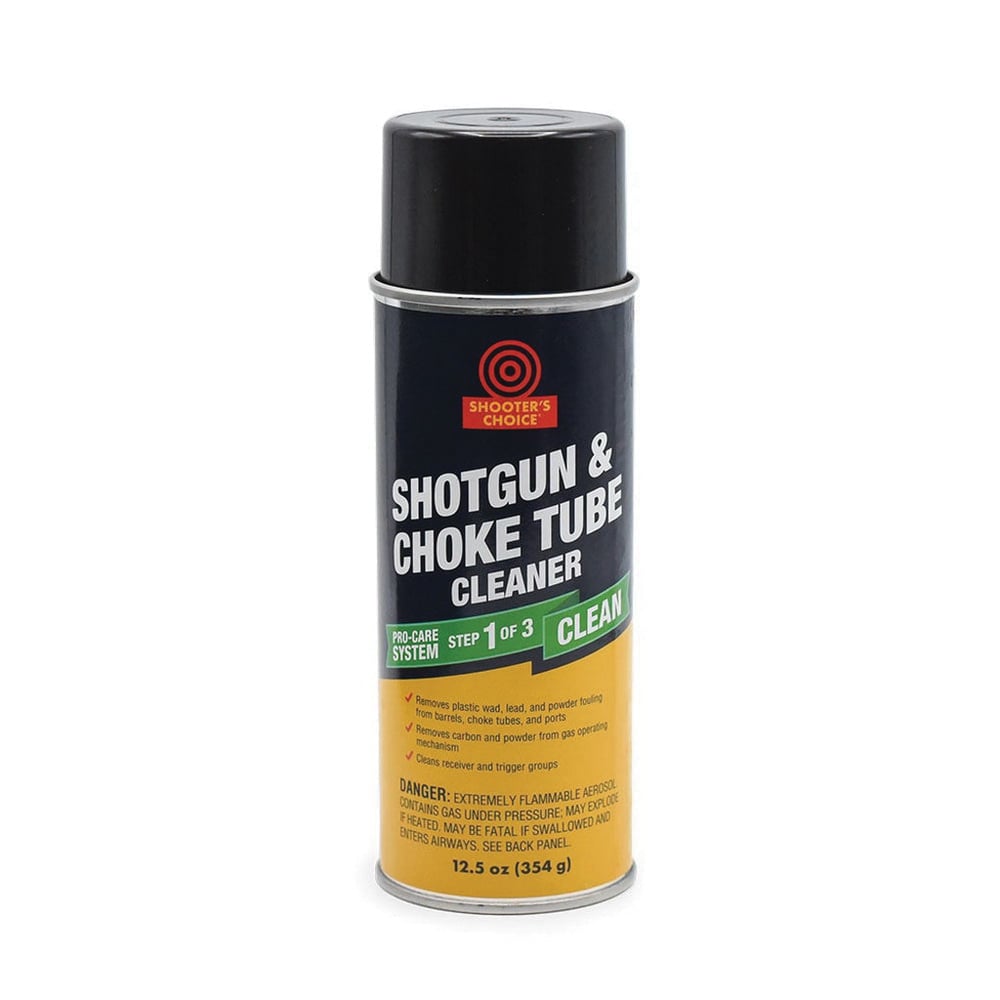 Shooter's Choice Shotgun and Choke Tube Cleaner, 12 oz Aerosol Can - SG012