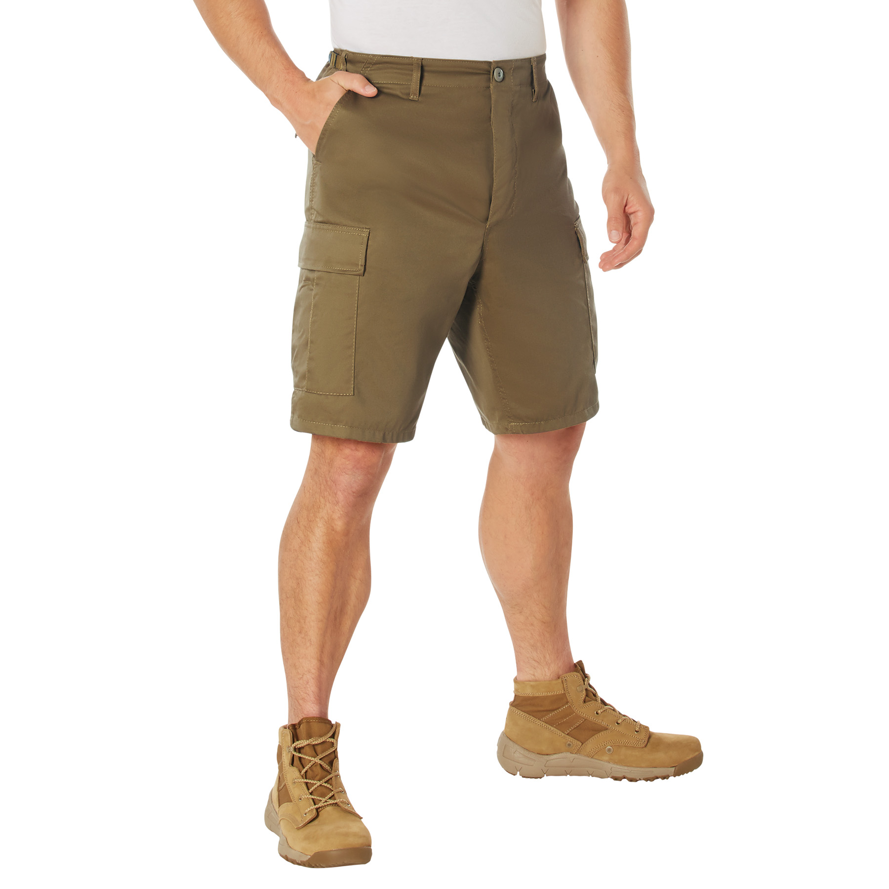 Rothco Tactical Bdu Shorts - Coyote Brown, Medium