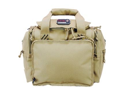 GPS Bag Nylon Medium Range Bag with Lift Ports and 2 Ammo Dump Cups, Tan - GPS-1411MRBT