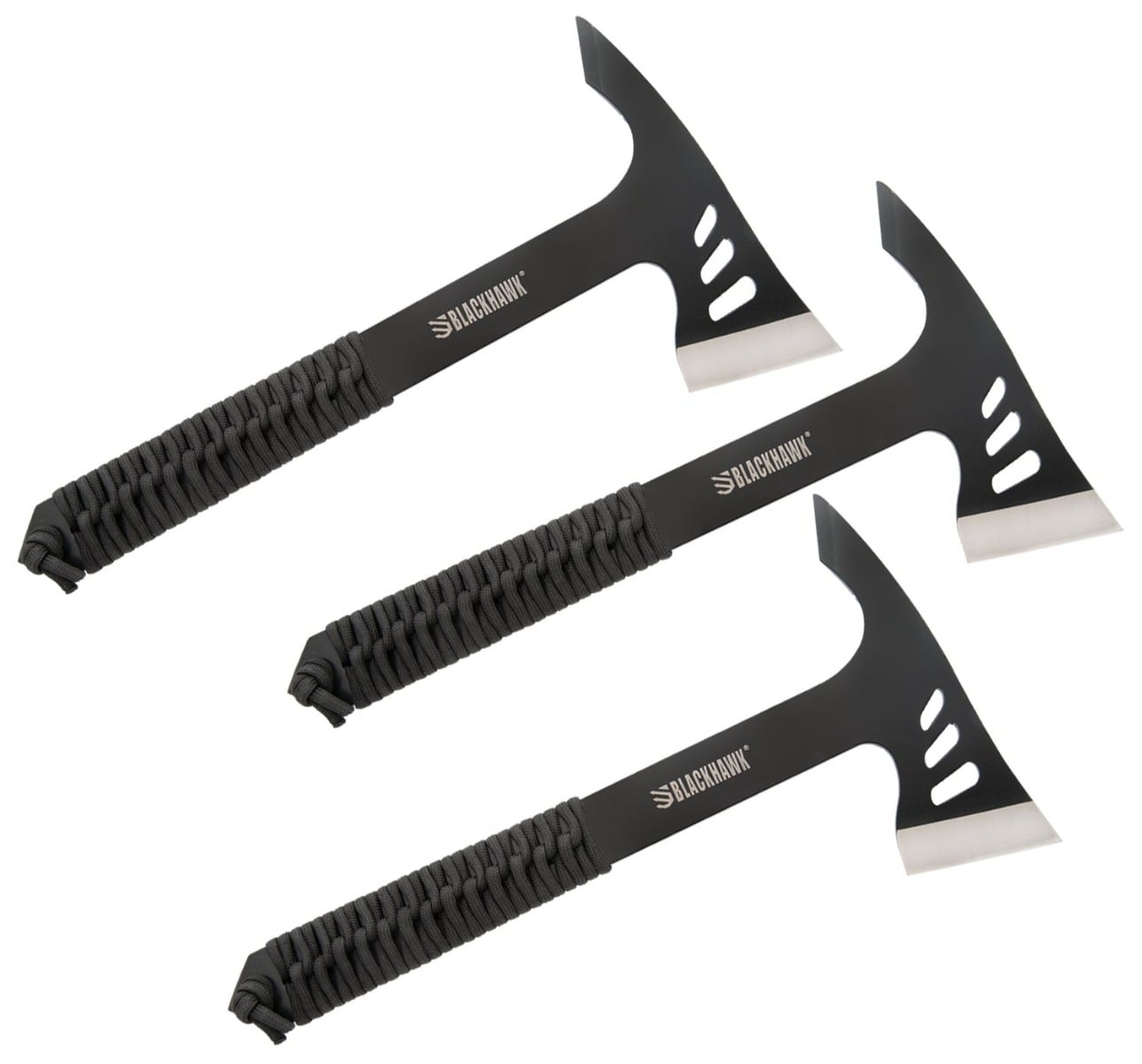 BLACKHAWK! Direct Hawk 3-Piece Throwing Tomahawk Set w/ Sheath