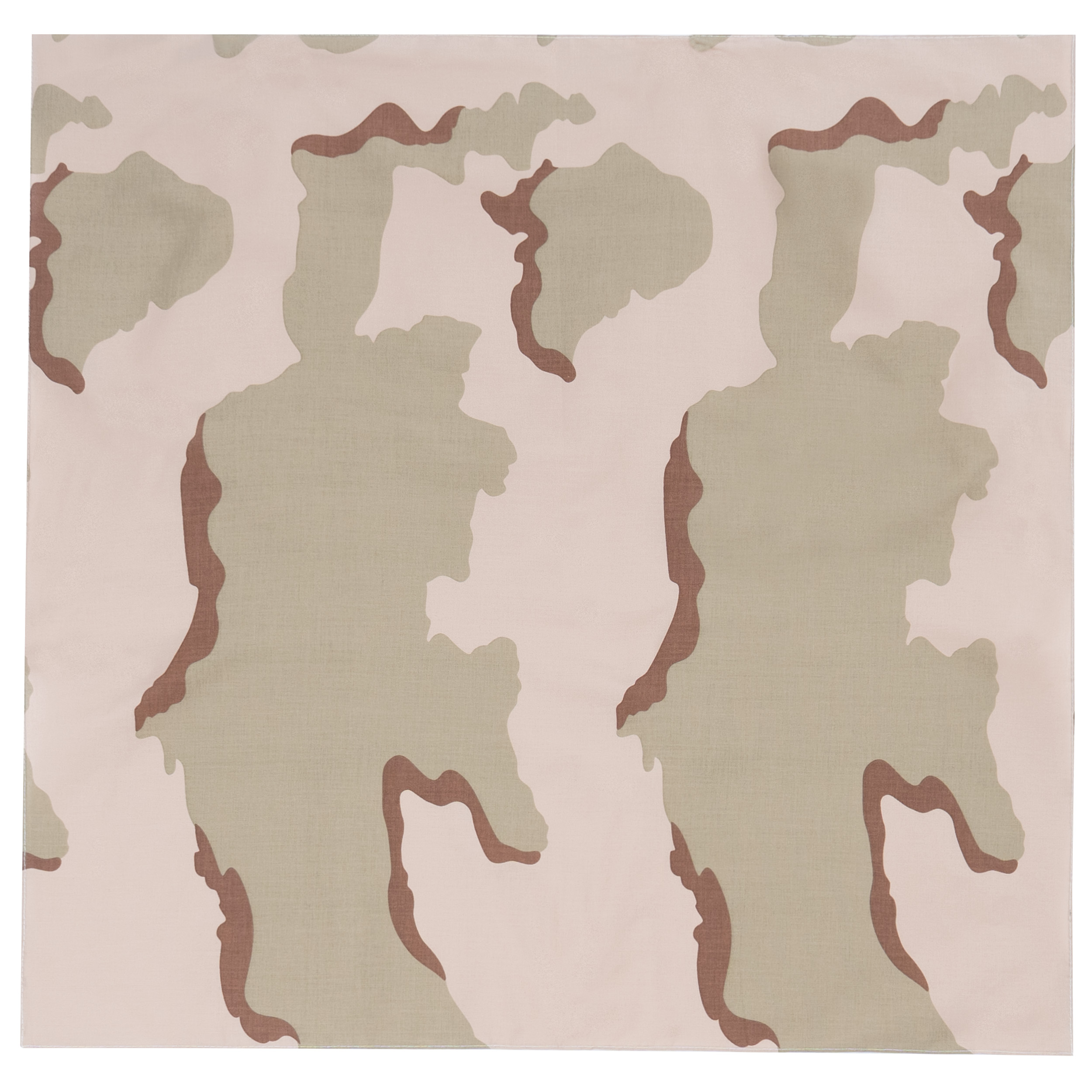 Rothco Large Camo Bandana 27 X 27 Inch - Tri-Color Desert Camo