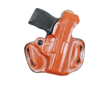 DeSantis Gunhide Mini Slide Rost Martin RM1C OWB Holster RH Leather Tan - Classic and Secure Carry - 085TA1ZZ0