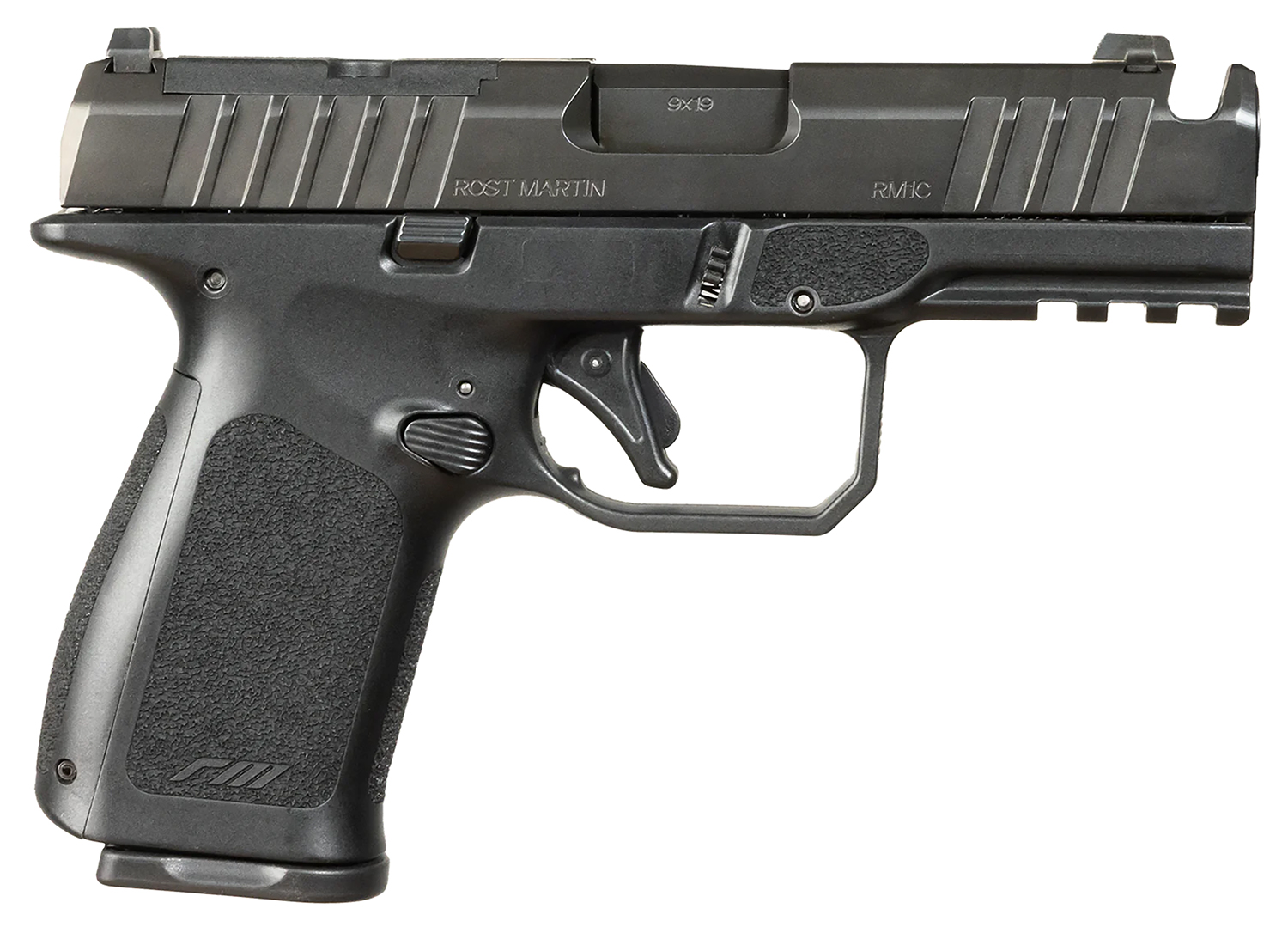 Rost Martin RM1CBLKOSP10CA 9mm Pistol - 10+1 Capacity