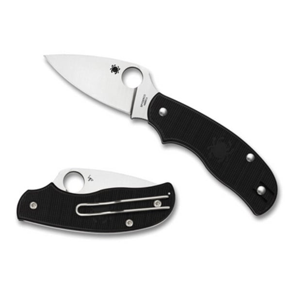 Spyderco Urban Drop Point Folding Knife, 2.61" - C127PBK