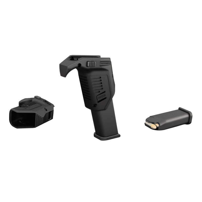 Recover Tactical Glock Polymer Picatinny Rail Angled Magazine Holder, Black - MG9