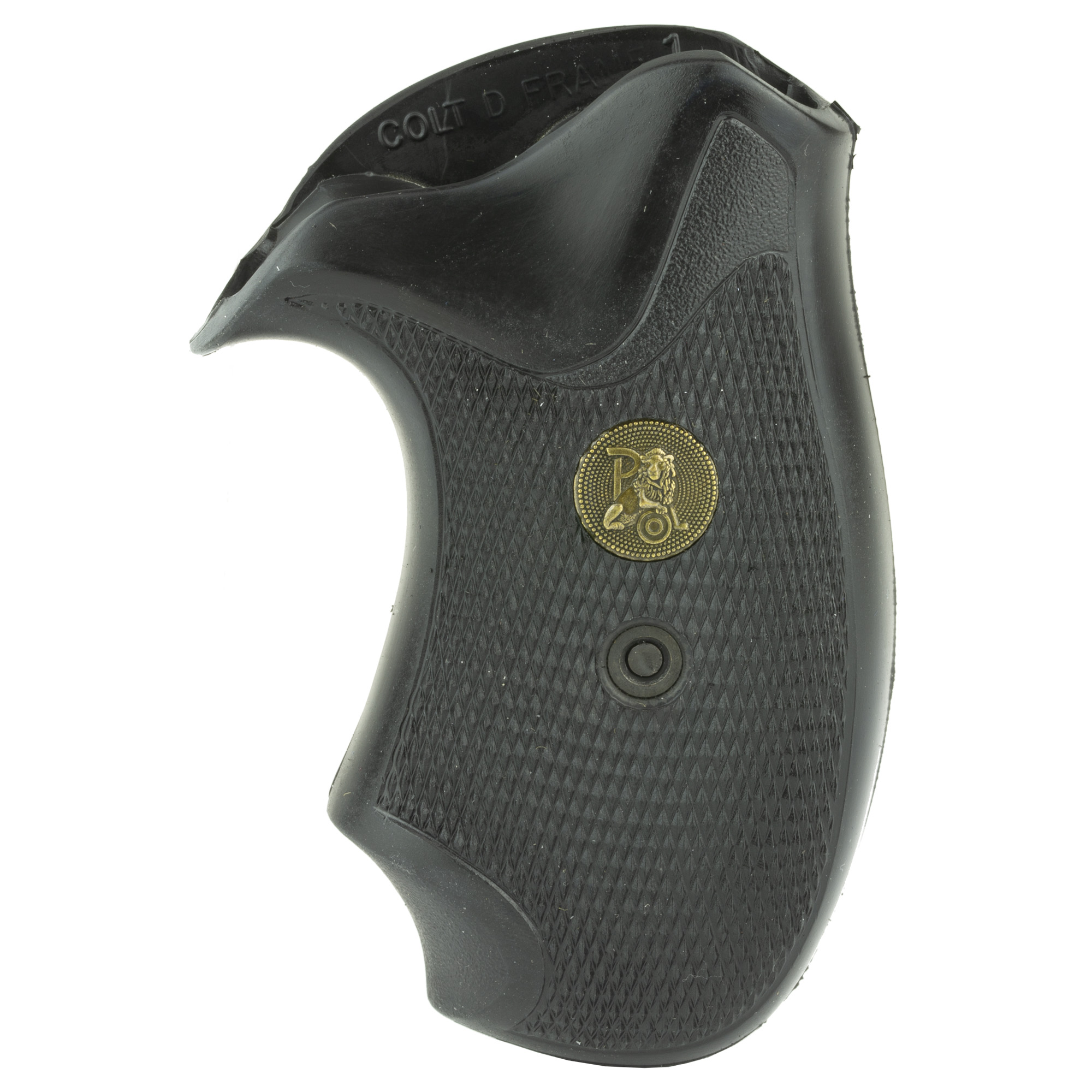 Pachmayr Grip Compact, Fits Colt D Post 1971 Revolver, Black