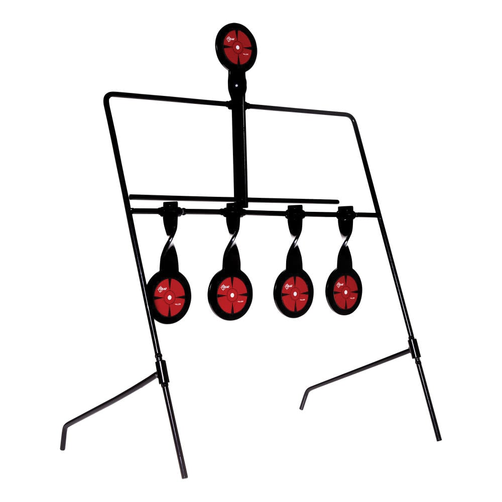 EZ Aim Deflector Spinner Target System, Black/Red