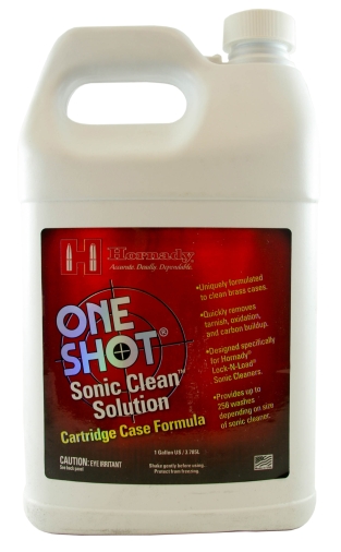 Hornady One Shot Sonic Clean Solution - 1 Gallon, Cartridge Case Formula 043356