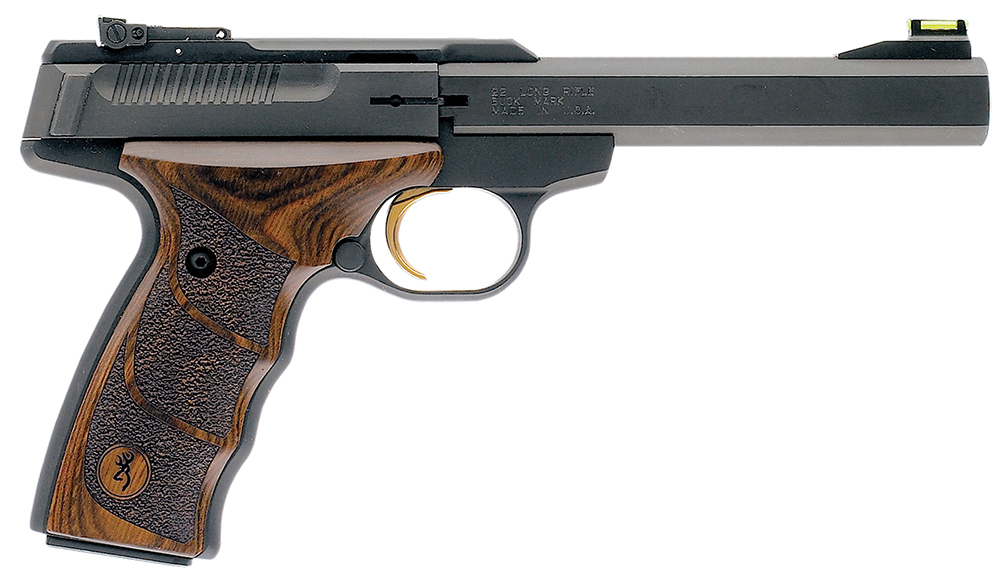 Browning Buck Mark Plus UDX 22 LR Pistol 10 Round Blowback CA Compliant, Blue - 051428490