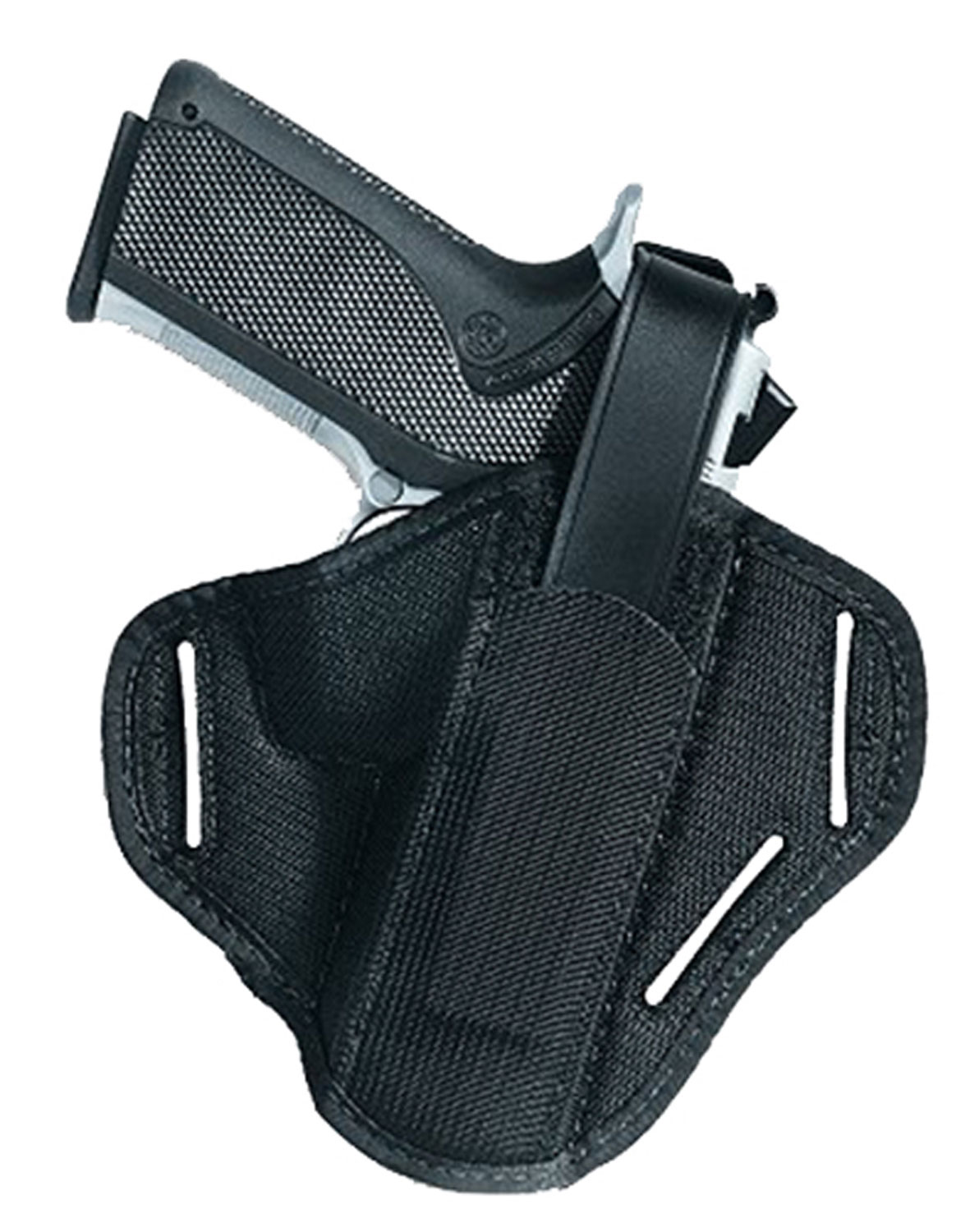 Uncle Mike's Hiddenhammer Super Size 2 Right Hand 4" Medium/Intermediate Autos Holster, Textured Black - 86020